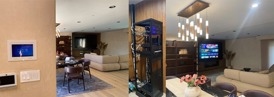 Low voltage contractor work, Beverly Hills residence