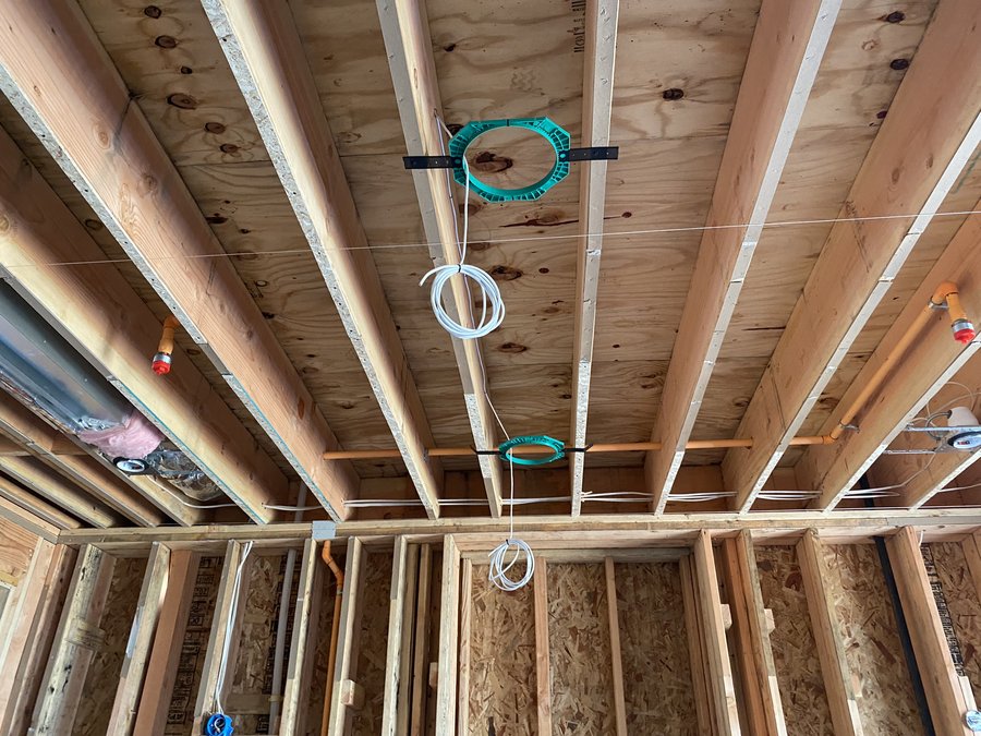 Pre-wiring for structured cabling, Encino