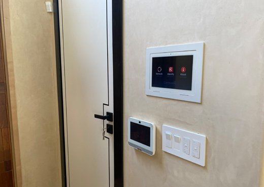 Control4 touch screen installation