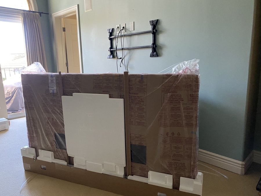 Home theater wall-mount install, Studio City