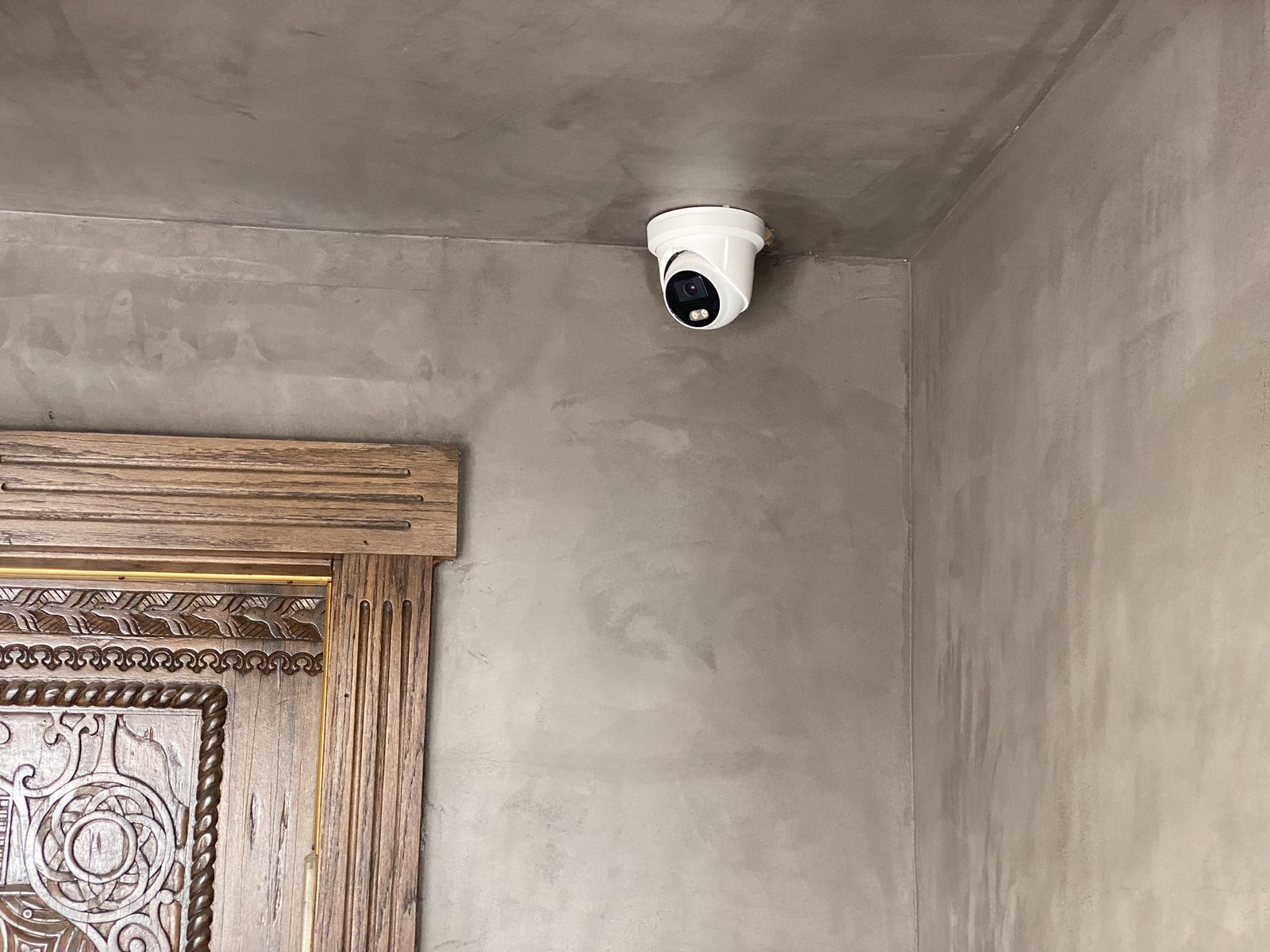 Security camera installation