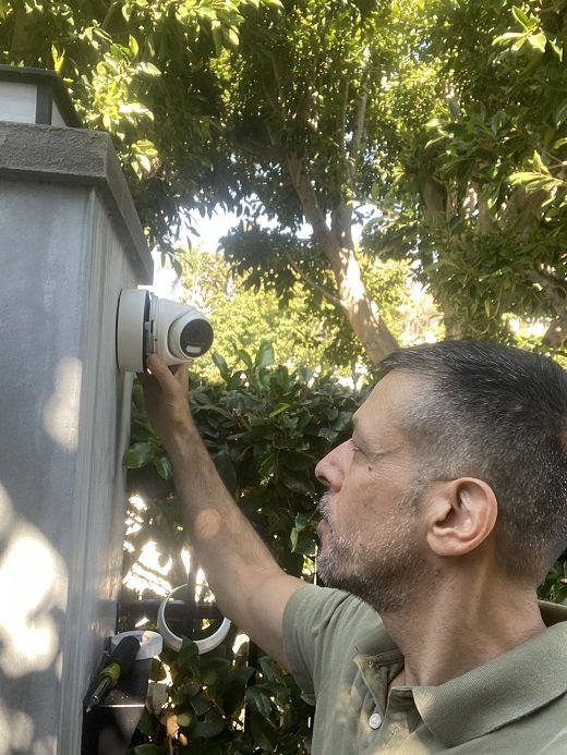 Commercial security system technician