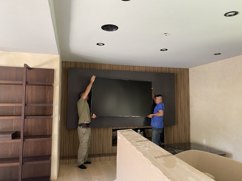 Professional wall-mount TV installation