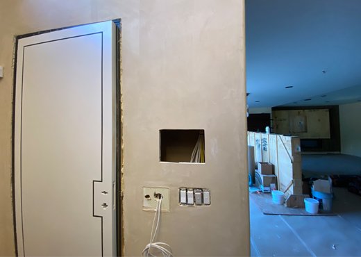 Control4 dealer touch screen installation