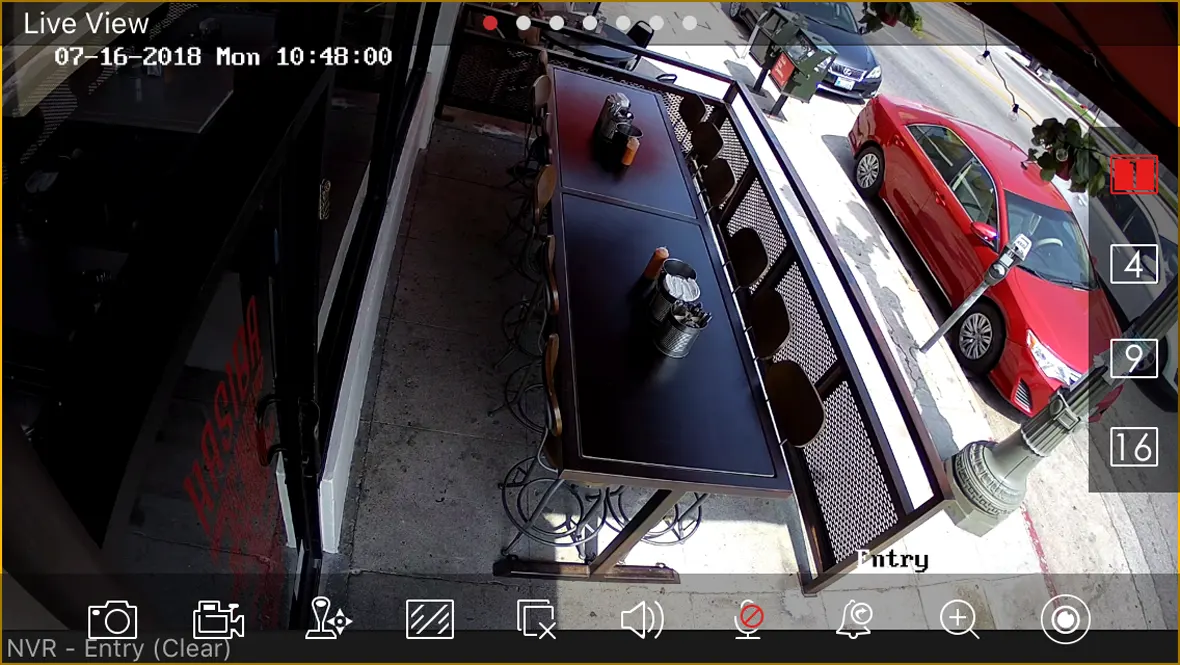 Entry Point Live View